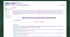 Desktop Screenshot of news.rivendell-school.org