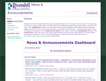 Tablet Screenshot of news.rivendell-school.org